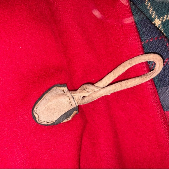 Vintage L.L.Bean Red Wool Duffle Coat Thinsulate Made in USA Women’s 10 - Picture 7 of 10